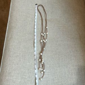 Layered look necklace